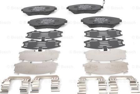 BOSCH 0 986 494 653 - Set placute frana,frana disc aaoparts.ro