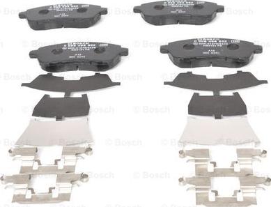 BOSCH 0 986 494 652 - Set placute frana,frana disc aaoparts.ro