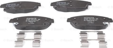 BOSCH 0 986 494 657 - Set placute frana,frana disc aaoparts.ro