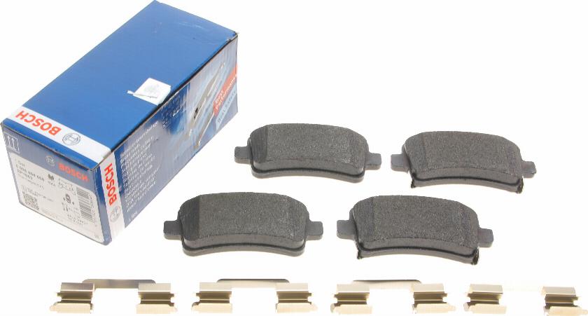 BOSCH 0 986 494 668 - Set placute frana,frana disc aaoparts.ro