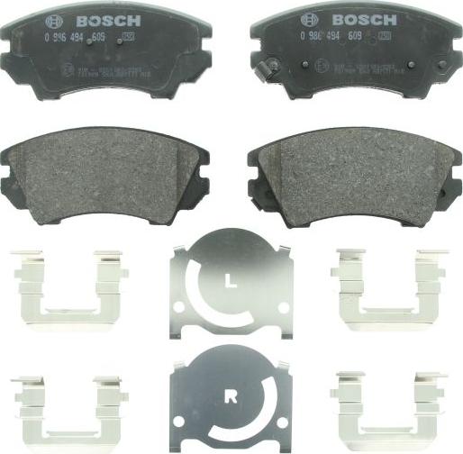 BOSCH 0 986 494 609 - Set placute frana,frana disc aaoparts.ro