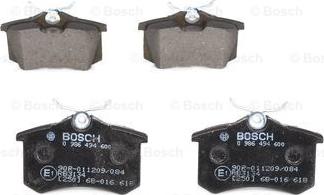 BOSCH 0 986 494 600 - Set placute frana,frana disc aaoparts.ro