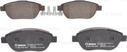 BOSCH 0 986 494 602 - Set placute frana,frana disc aaoparts.ro