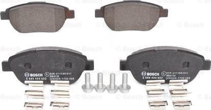 BOSCH 0 986 494 602 - Set placute frana,frana disc aaoparts.ro