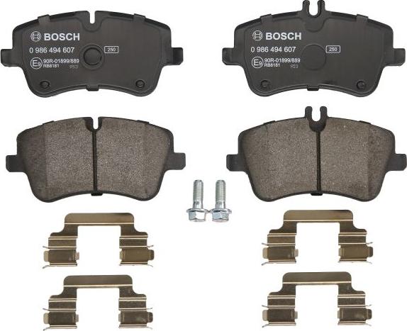 BOSCH 0 986 494 607 - Set placute frana,frana disc aaoparts.ro