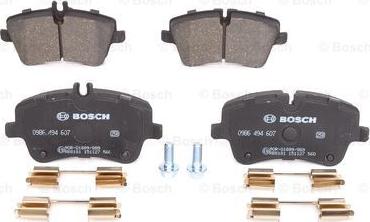 BOSCH 0 986 494 607 - Set placute frana,frana disc aaoparts.ro