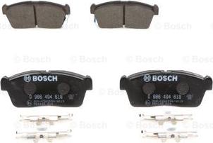 BOSCH 0 986 494 618 - Set placute frana,frana disc aaoparts.ro