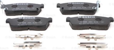 BOSCH 0 986 494 618 - Set placute frana,frana disc aaoparts.ro