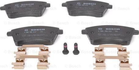 BOSCH 0 986 494 612 - Set placute frana,frana disc aaoparts.ro