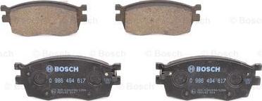 BOSCH 0 986 494 617 - Set placute frana,frana disc aaoparts.ro