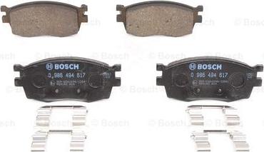 BOSCH 0 986 494 617 - Set placute frana,frana disc aaoparts.ro