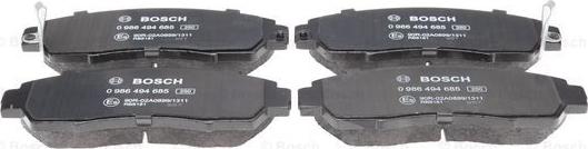 BOSCH 0 986 494 685 - Set placute frana,frana disc aaoparts.ro