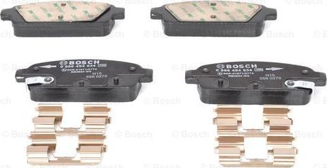 BOSCH 0 986 494 634 - Set placute frana,frana disc aaoparts.ro