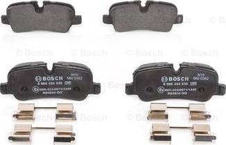 BOSCH 0 986 494 636 - Set placute frana,frana disc aaoparts.ro