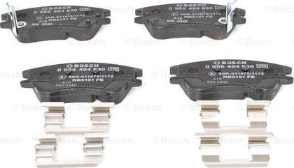 BOSCH 0 986 494 630 - Set placute frana,frana disc aaoparts.ro