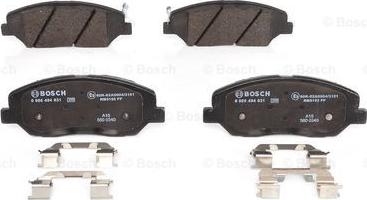 BOSCH 0 986 494 631 - Set placute frana,frana disc aaoparts.ro