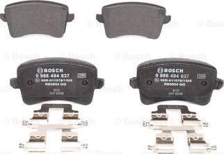 BOSCH 0 986 494 637 - Set placute frana,frana disc aaoparts.ro