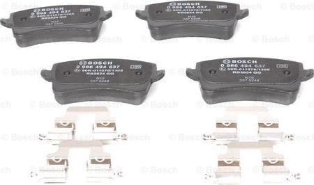 BOSCH 0 986 494 637 - Set placute frana,frana disc aaoparts.ro