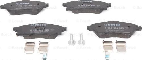 BOSCH 0 986 494 625 - Set placute frana,frana disc aaoparts.ro