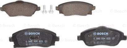 BOSCH 0 986 494 625 - Set placute frana,frana disc aaoparts.ro