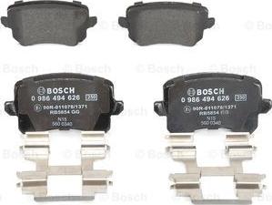 BOSCH 0 986 494 626 - Set placute frana,frana disc aaoparts.ro