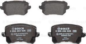 BOSCH 0 986 494 626 - Set placute frana,frana disc aaoparts.ro