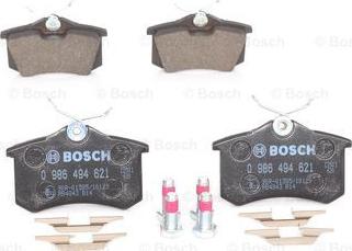 BOSCH 0 986 494 621 - Set placute frana,frana disc aaoparts.ro