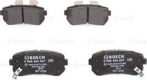 BOSCH 0 986 494 627 - Set placute frana,frana disc aaoparts.ro