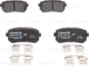 BOSCH 0 986 494 627 - Set placute frana,frana disc aaoparts.ro