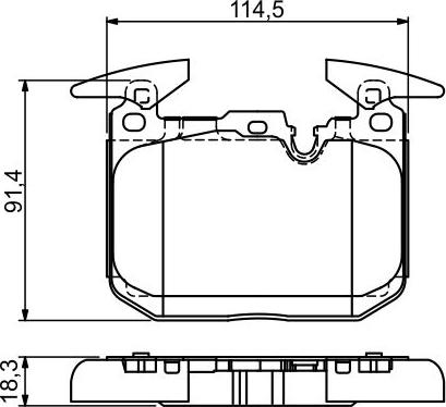 BOSCH 0 986 494 674 - Set placute frana,frana disc aaoparts.ro