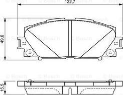 BOSCH 0 986 494 670 - Set placute frana,frana disc aaoparts.ro