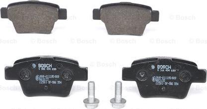 BOSCH 0 986 494 099 - Set placute frana,frana disc aaoparts.ro