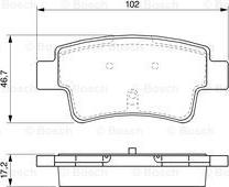 BOSCH 0 986 494 094 - Set placute frana,frana disc aaoparts.ro