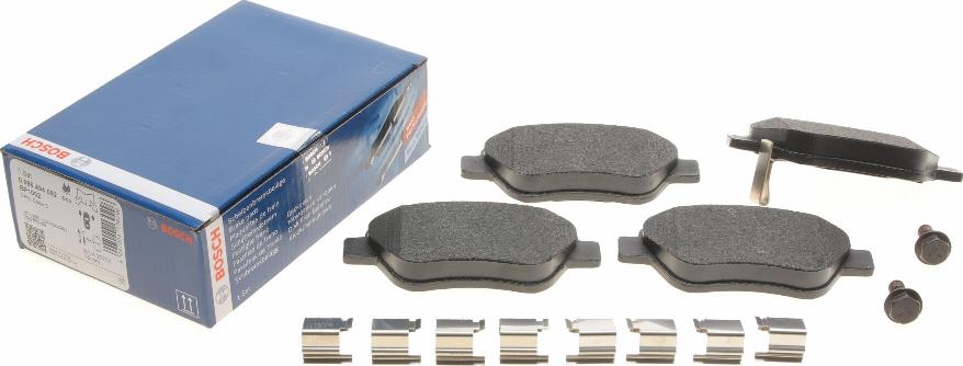 BOSCH 0 986 494 092 - Set placute frana,frana disc aaoparts.ro