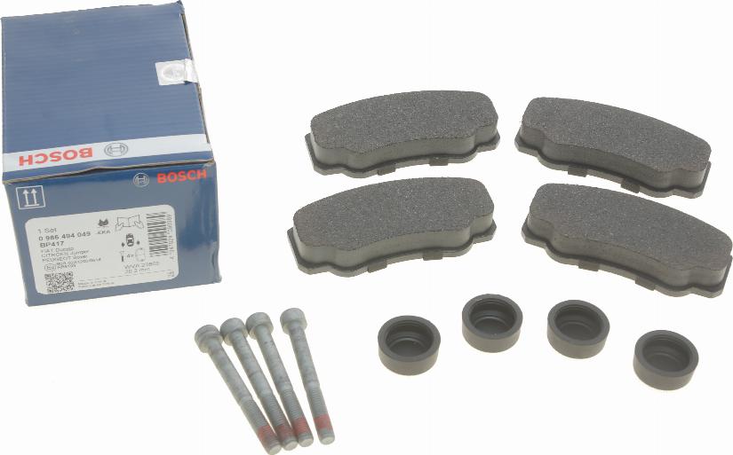 BOSCH 0 986 494 049 - Set placute frana,frana disc aaoparts.ro