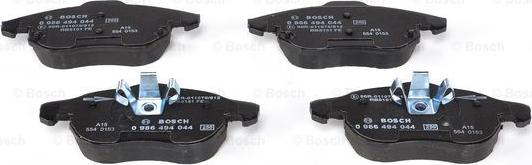 BOSCH 0 986 494 044 - Set placute frana,frana disc aaoparts.ro