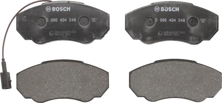 BOSCH 0 986 494 048 - Set placute frana,frana disc aaoparts.ro