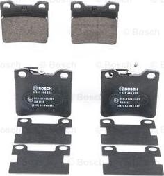 BOSCH 0 986 494 055 - Set placute frana,frana disc aaoparts.ro