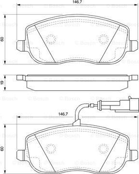 BOSCH 0 986 494 068 - Set placute frana,frana disc aaoparts.ro