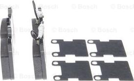 BOSCH 0 986 494 000 - Set placute frana,frana disc aaoparts.ro