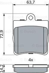 BOSCH 0 986 494 016 - Set placute frana,frana disc aaoparts.ro