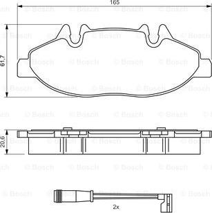 BOSCH 0 986 494 081 - Set placute frana,frana disc aaoparts.ro