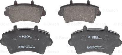 BOSCH 0 986 494 031 - Set placute frana,frana disc aaoparts.ro