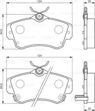 BOSCH 0 986 494 029 - Set placute frana,frana disc aaoparts.ro