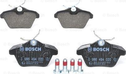 BOSCH 0 986 494 020 - Set placute frana,frana disc aaoparts.ro