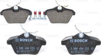 BOSCH 0 986 494 020 - Set placute frana,frana disc aaoparts.ro