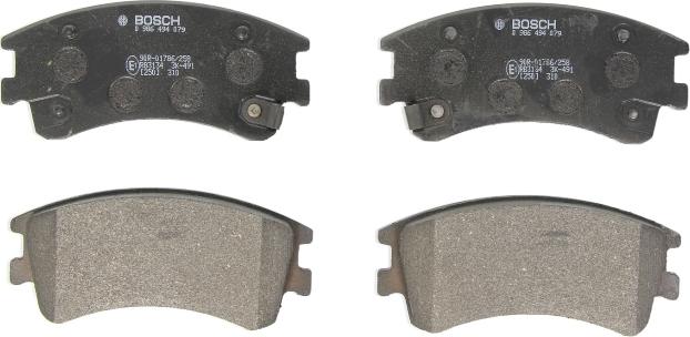 BOSCH 0 986 494 079 - Set placute frana,frana disc aaoparts.ro