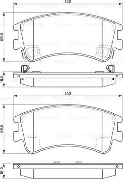 BOSCH 0 986 494 079 - Set placute frana,frana disc aaoparts.ro