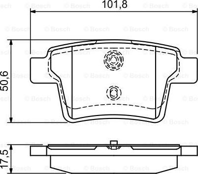 BOSCH 0 986 494 076 - Set placute frana,frana disc aaoparts.ro