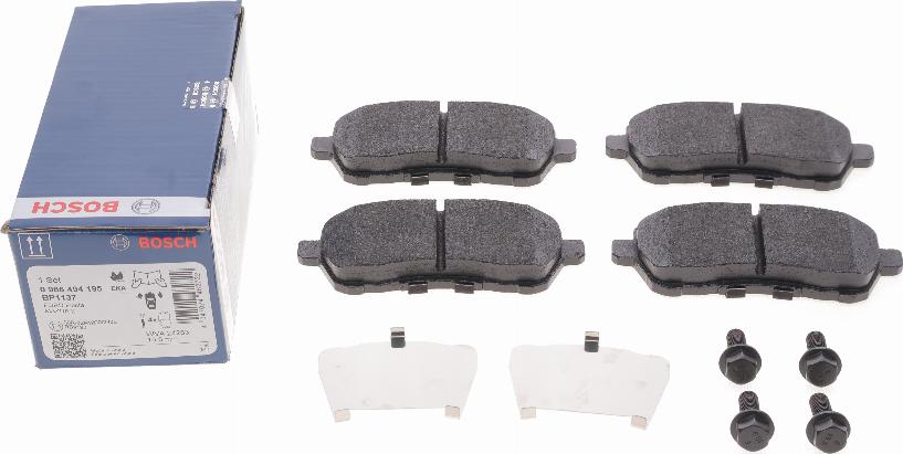 BOSCH 0 986 494 195 - Set placute frana,frana disc aaoparts.ro